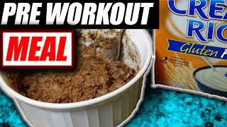 Cream Of Rice Pre Workout Concoction Bowl Recipe [upl. by Shandie]