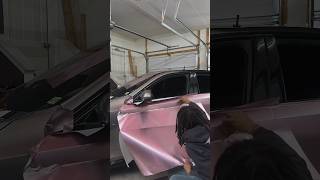 PINK BMW WRAP🤩 [upl. by Oinotnanauj]