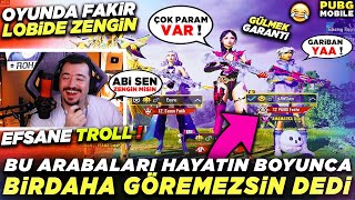 BU ARABALARI HAYATIN BOYUNCA BİRDAHA GÖREMEZSİN DEDİLER  PUBG MOBİLE TROLL [upl. by Burnley]