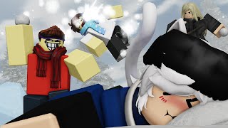 Epik Snowball Fight  Roblox Animation [upl. by Assilram]