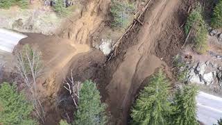 mudslide in Castlegar landslide in British Columbia mudslide in Canada [upl. by Mast]