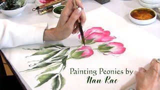 Painting Peonies [upl. by Kirbee]