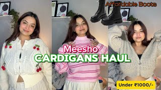 Winter cardigans haul 🥰🍂  Meesho haul  meeshowinterhaul cardigan meeshohaul [upl. by Rastus]