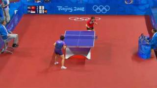 Li Jia Wei vs Lin Ling 2008 Olympics [upl. by Tengdin319]