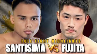 OCT 12 2023 Santino BIGONG MANALO kontra sa Japanese Prospect  SANTISIMA vs FUJITA Full Fight [upl. by Anil]