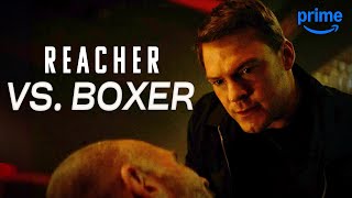 Reacher Takes Out a Boxer in One Move  REACHER  Prime Video [upl. by Nauqes366]