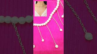 Lets make this Necklace  handmade Necklace jewellery diyjewellerymakingathome [upl. by Klayman]