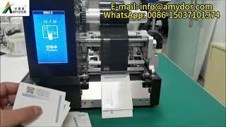 Hang Tag Single Side Printer for Clothing Garment Label Printing Machine PriceTag Printing Machine [upl. by Mahoney]