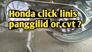 honda click paano linisin ang panggilid or cvt [upl. by Virnelli]