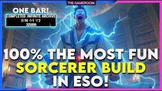 THE MOST FUN ONE BAR SORCERER BUILD 20  ESO [upl. by Chew764]