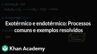 Exotérmico e endotérmico Processos comuns e exemplos resolvidos [upl. by Sredna855]