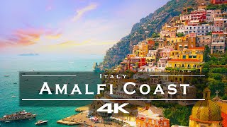 Amalfi Coast Italy 🇮🇹  by drone 4K [upl. by Fenn]