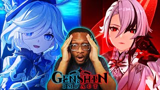 FIRST TIME Reaction to GENSHIN IMPACT Character Demos  Part 3 [upl. by Gottuard]