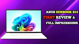 Asus Zenbook S14 OLED Review amp First Impressions 👀 Ryzen 7 773 OU  90Hz OLED amp More [upl. by Philipa]