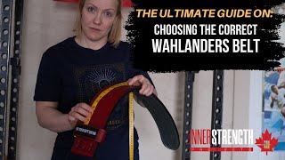 Wahlanders Belt Sizing Instructions [upl. by Akimert133]