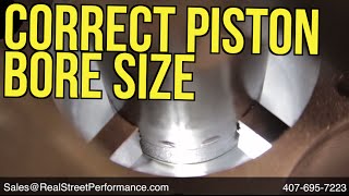 How to select the Correct Piston Bore Size for your Engine Build  Real Street Performance [upl. by Arrol]