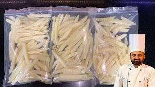 Frozen French Fries  How To Make Crispy French Fries Recipe  Chef Secret Recipes [upl. by Hallutama]