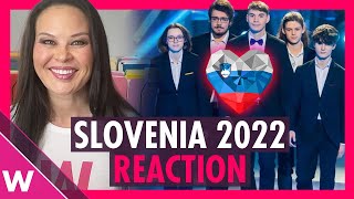 LPS quotDiskoquot REACTION  Slovenia Eurovision 2022 [upl. by Kristopher]