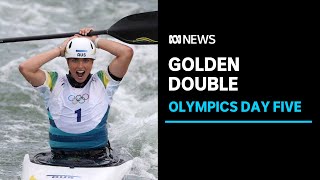 Jess Fox goes backtoback as Aussies rack up Olympic medals  ABC News [upl. by Jenda]