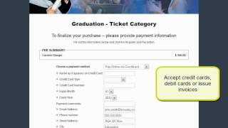 Graduation Online Ticketing  InviteRight SchoolTools Solution [upl. by Constanta]