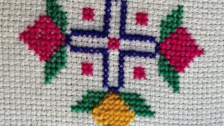 Cross Stitch Cross Stitch Embroidery Cross Stitch tutorial embroidery sahandembroidery [upl. by Khalsa]