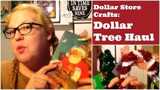 Dollar Store Crafts Dollar Tree Haul  Christmas Stuff [upl. by Aira]