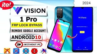 Itel vision 1 pro Hard Reset and FRP bypass2024 [upl. by Yule488]