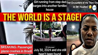 THE WORLD IS A STAGEPLANE CRASHES IN BRAZILCONSPIRACYREACTION [upl. by Lerraf]