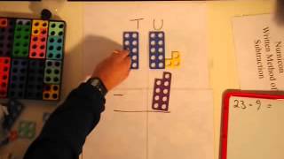 Numicon Written Methods of Subtraction pt2 [upl. by Justino]