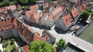 Landsberg am Lech aus der Vogelperspektive [upl. by Zacek287]