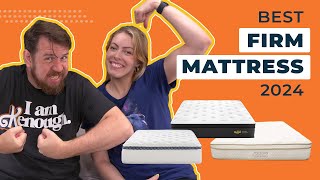 Best Firm Mattress 2024  Our Top 8 Picks UPDATED [upl. by Eram]