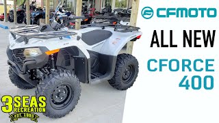 All NEW CFMoto CForce 400 4x4 ATV Walk Around  Huge Improvements amp Changes [upl. by Evelc]