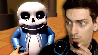 BOSS FIGHT SANS EM 3D  3DTALE UNDERTALE  MRGUINAS [upl. by Yusem]