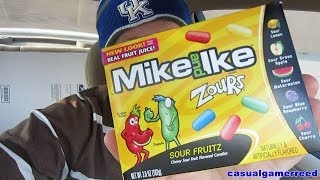 Reed Reviews  Mike And Ike Zours Sour Fruitz [upl. by Eamanna]