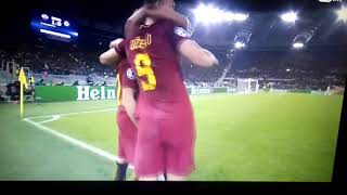 As Roma vs Chelsea 30 31102017 UEFA CHL Perottis finger moment [upl. by Barayon903]