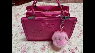 Whats in my Pink Steve Madden Bag Super Cute amp Girly [upl. by Airdnala]