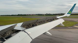 Aer Lingus A320 NEO gorgeous landing into Dublin Airport [upl. by Cordelia]