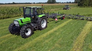 DeutzFahr tedding silage [upl. by Jaime]