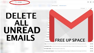 How to Delete All Unread Mails in Gmail at Once [upl. by Ettevol]