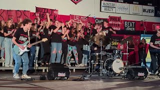 NPHS Delphian Chorale  PhilaDover Pep Rally 2024  The Final Countdown [upl. by Alrak]