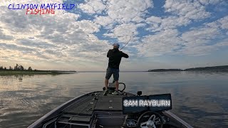 SAM RAYBURN BASS FISHING [upl. by Dorehs]