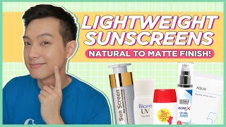 NATURAL to MATTE FINISH SUNSCREENS na LIGHTWEIGHT Filipino  Jan Angelo [upl. by Sadirah]