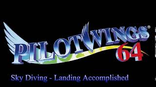 Pilotwings 64 Sky Diving  Landing Accomplished [upl. by Lubeck]