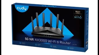 Cudy 5G NR SA NSA AX3000 WiFi 6 CPE Router [upl. by Gibe]