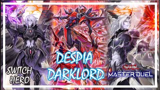 DESPIA DARKLORD COMBO RANKED GAMEPLAY YuGiOh Master Duel masterduel despia darklord [upl. by Merfe]