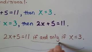 Geometry 24 Biconditional statements amp Definitions iff p→q and q→p [upl. by Hill691]