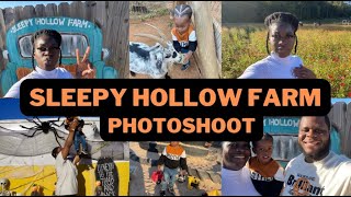 Sleepy Hollow Farm for PREGNANCY Reveal Photoshoot  VLOGTOBER Pumpkin Patch [upl. by Ilajna289]