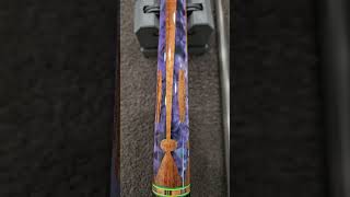 Custom cue on Cuemakers Guild by Ed Petersen  Eap Cues [upl. by Htebazile]