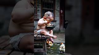 Baby eat food mỗi ngày 1 gói siro giúp con ngon miệng shorts shortvideo [upl. by Sirhc]