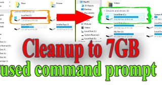 disk cleanup without software  New tricks winsxs  command  cmd  TechMatter [upl. by Aynik]